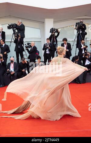 Lido di Venezia, Italy, 31/08/2022, Melanie Laurent attends the Netflix film 'White Noise' and opening ceremony red carpet at the 79th Venice International Film Festival on August 31, 2022 in Venice, Italy. ©Photo: Cinzia Camela. Stock Photo