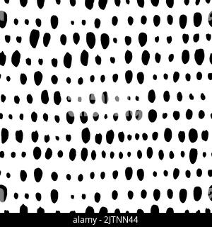 Seamless pattern with small dots or dashes. Stock Vector