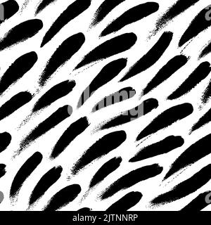 Seamless pattern with diagonal hand brush strokes Stock Vector Image ...