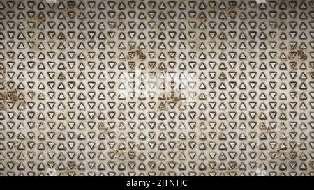 Background of metal diamond pattern plate. 3d rendering Stock Photo