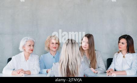 job college application interview recruitment Stock Photo