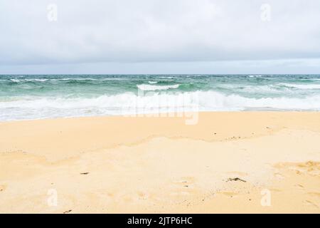 Eoropie beach (Traigh Shanndaigh) on Isle of Lewis, Scotland Stock Photo