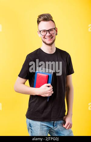 successful millennial guy portrait team leader Stock Photo