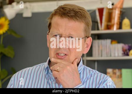 Bill Turnbull, RHS Hampton Court Palace Flower Show, East Molesey, Surrey. UK Stock Photo