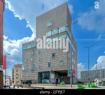 The New Art Gallery Walsall, designed by architects Peter St John and Adam Caruso of Caruso St John Architects opened in 2000. Stock Photo