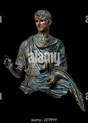 Statue Of Emperor Augustus in Roman Theater of Arausio, Orange ...