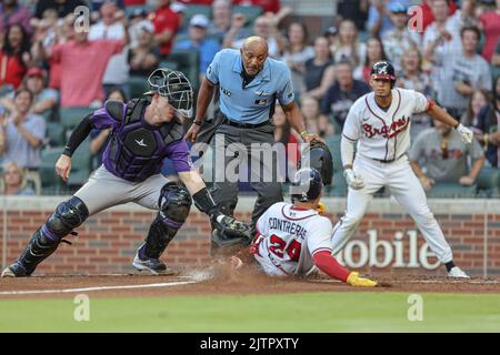 Colorado Rockies catcher Brian Serven shows he belongs in major leagues