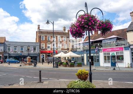 The Square, High Street, Bagshot, Surrey, England, United Kingdom Stock Photo
