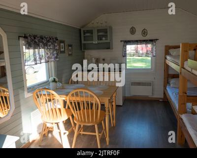 Nykoping, Sodermanland, Sweden, Agust 21, 2021: road to the beach ...