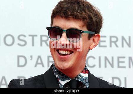 Venice, Italy. 01st Sep, 2022. Italy, Lido di Venezia, September 1, 2022 : Alex Sharp attends the red carpet of 'Living' at the 79th Venice International Film Festival on September 1, 2022 in Venice, Italy. Photo Credit: Ottavia Da Re/Sintesi/Alamy Live News Stock Photo