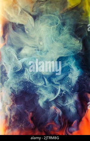 haze cloud background mysterious aura multicolor Stock Photo