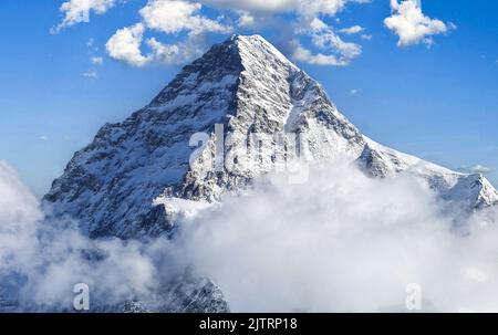 K2 peak, the second highest mountain in the world situated in the Gilgit-Baltistan region of Pakistan Stock Photo