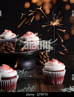 Holidays Cupcakes Stock Photo