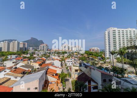 houses and buildings in Barra da Tijuca in Rio de Janeiro Brazil. Stock Photo