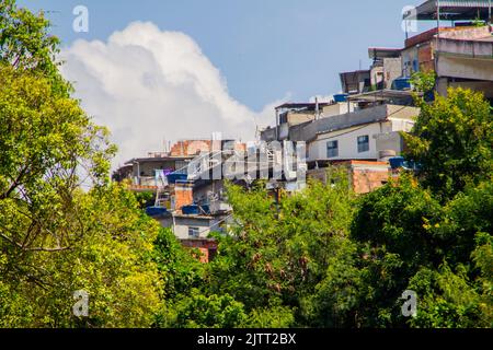 hill of mango as seen from the sao cristovao neighborhood in rio de janeiro, brazil. Stock Photo