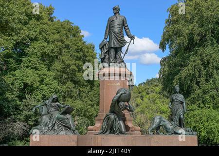 Bismarck Nationaldenkmal, Großer Stern, Tiergarten, Mitte, Berlin, Deutschland Stock Photo