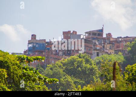 hill of mango as seen from the sao cristovao neighborhood in rio de janeiro, brazil. Stock Photo