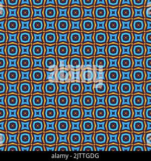 Multi color seamless pattern texture and template. Multicolored. Colorful ornamental graphic design. Colored mosaic ornaments. Vector illustration. EP Stock Vector