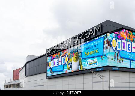 East Rutherford, NJ, USA - August 22, 2022: American Dream mall in East Rutherford, New Jersey, USA. Stock Photo