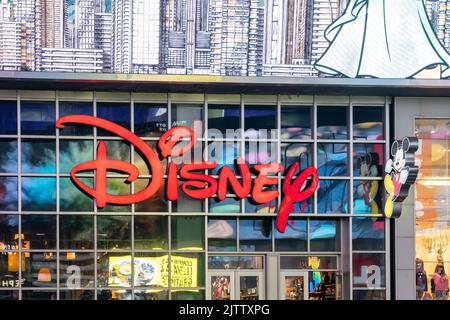 New York City, USA - August 18, 2022: A Disney store in Manhattan, New York City, USA. Stock Photo