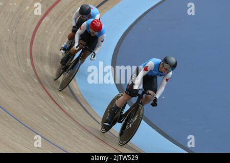 Sarah ORBAN of Canada in the Women's Sprint cycling at the 2022