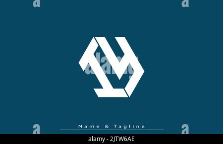 Alphabet letters Initials Monogram logo IY , YI Stock Vector