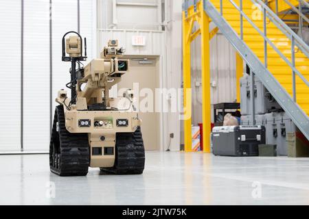 A L3Harris T7 Multi-Mission Robotics System is displayed during a ...