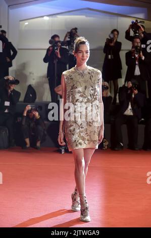 Venice, Italy. 01st Sep, 2022. Ximena Lamadrid attends the 'Bardo' red carpet at the 79th Venice International Film Festival on September 1, 2022 in Venice, Italy. Photo by Rocco Spaziani/UPI Credit: UPI/Alamy Live News Stock Photo