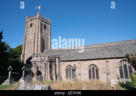 Chagford church Dartmoor Devon of St Michael the Archangel England UK Stock Photo