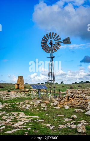 Iconic Australian Windmill Stock Photo