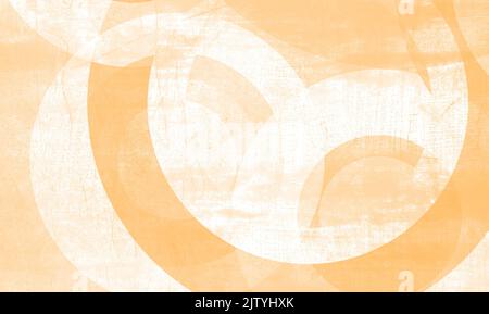 Geometric light orange textured abstract modern background - stock illustration Stock Photo