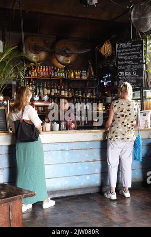 Alchemia an historic pub/ club in the Jewish area of Krakow, Poland, Europe Stock Photo