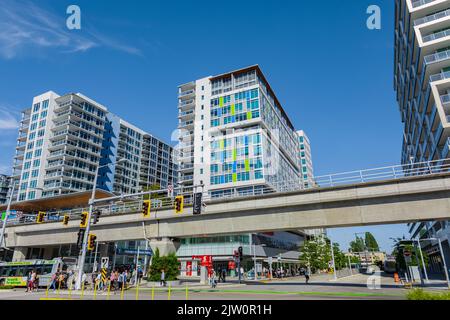 Picture of Richmond cityscapes. Downtown with Modern apartment buildings in ...