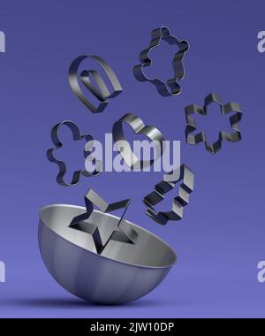 https://l450v.alamy.com/450v/2jw10dp/metal-bowl-and-cookie-cutters-with-kitchen-utensil-for-preparation-of-dough-on-violet-background-3d-render-of-home-kitchen-tools-and-accessories-for-2jw10dp.jpg