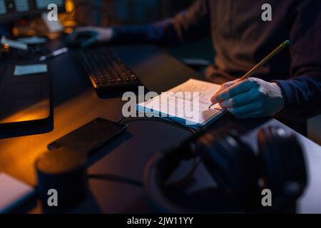 hacker using computer virus for cyber attack Stock Photo