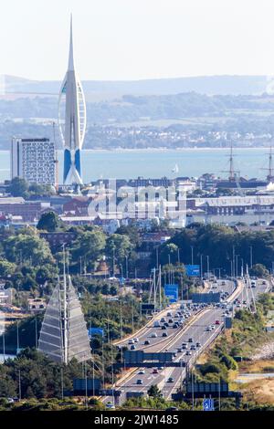 Portsmouth spinnaker Tower Stock Photo