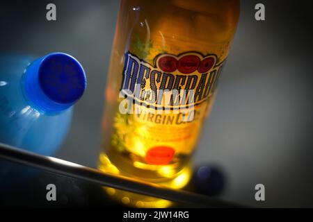 cold desperados drink, alcohol Stock Photo - Alamy