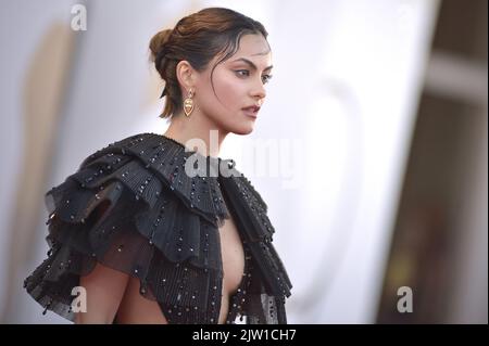 Venezia, Italy. 02nd Sep, 2022. Guests arrive for the 'Bones And All' red carpet at the 79th Venice International Film Festival on September 02, 2022 in Venice, Italy. Photo by Rocco Spaziani/UPI Credit: UPI/Alamy Live News Stock Photo