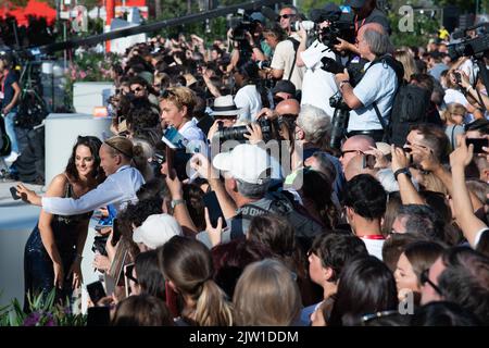 Venice, Italy. 02nd Sep, 2022. Noemie Merlant attends the 'Tar' red carpet at the 79th Venice International Film Festival on September 01, 2022 in Venice, Italy. Photo: Paolo Cotello/imageSPACE/MediaPunch Credit: MediaPunch Inc/Alamy Live News Stock Photo