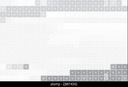 Simple abstract gray geometric background. Pixelated raster pattern. Black-and-white graphics Stock Photo