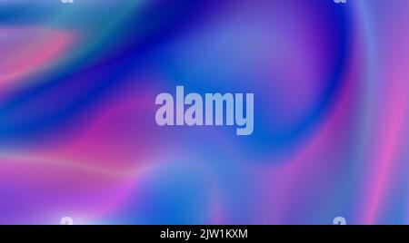 Glossiness. Abstract multicolor blurred background with neon colors gradient. Beautiful raster graphic wallpaper Stock Photo