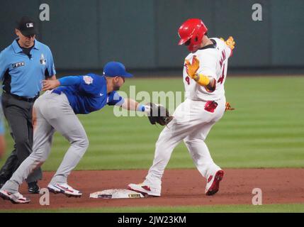 Home plate umpire Mark Wegner, second from left, talks with fellow umpires  before leaving the game during the eighth inning of a baseball game  Saturday, June 3, 2023, in Houston. Wegner was