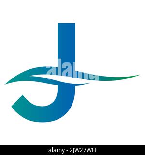 letter alphabet J logo, Victor letter alphabet J logo, Victor Stock Vector