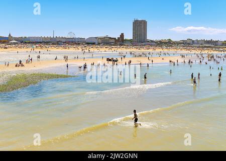 Margate beach, Margate, Kent, England, UK Stock Photo