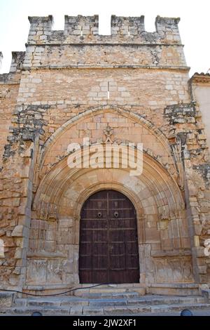 Monastery of the Holy Crosses in Aiguamurcia Tarragona Catalonia Spain Stock Photo
