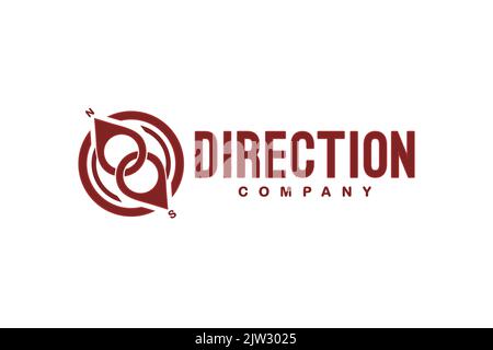 Map Compass Adventure Logo, For Map App Logo Stock Vector