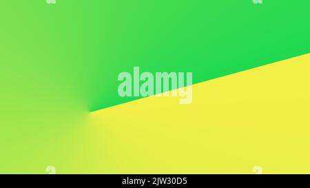 Color green yellow gradient background. Copy space empty background, Abstract blue gradient blank wall Stock Photo