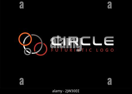 Modern Futuristic Circle Logo For Your Company Stock Vector