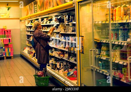 Copenhagen /Denmark/03..September 2022/ High food price in nations grocery store in whole country and  Copenhagen Denmark.   (Photo..Francis  DJoseph n/Dean Pictures. Stock Photo