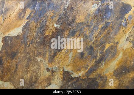 Natural marble texture background with golden veins. Granite slab stone, rustic matt texture Stock Photo